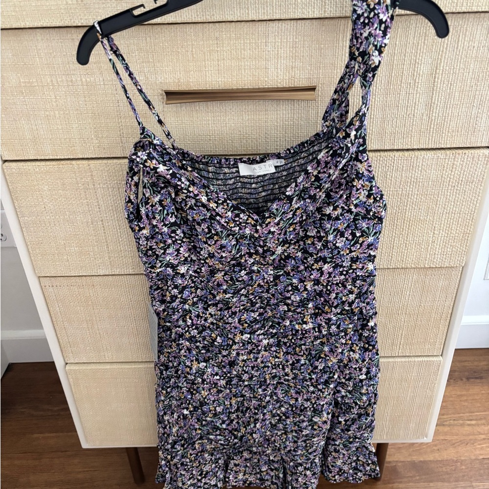 Astr Floral Print Dress